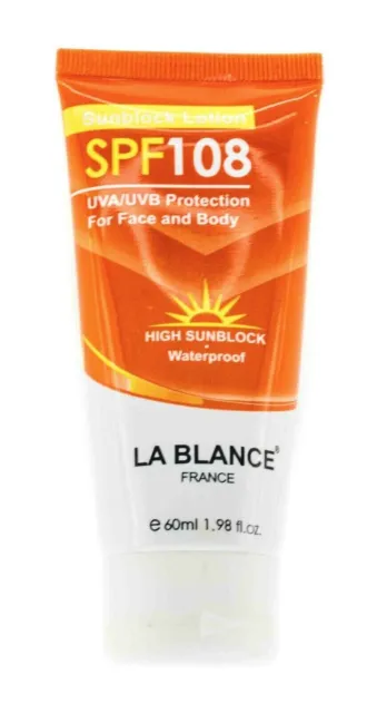 La Blance SPF 108 UVA/UVB Protection Sunblock (1.98oz/60ml)