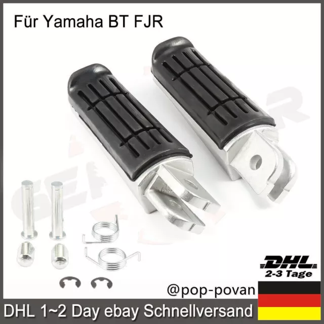 Fußrasten Paar vorne für Yamaha BT FJR FZ FZR FZS MT TDM TDR TRX XJ XJR YZF XV