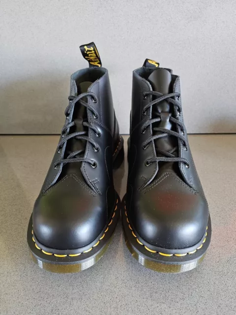 DR.MARTENS CHURCH MONKEY Boots Black Leather Unisex Uk9 Eu43 £99.00 ...
