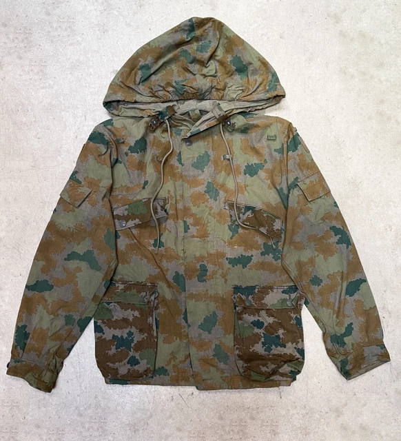 Parka Jacket German Army East Germany Flachentarn Blumentarn Size M / L