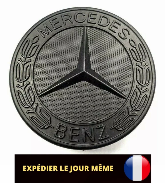 NEUF 57MM BRABUS Logo Capot Mercedes Benz NOIR Brillant Emblème CLASSE C W204 EUR 11,99 - Foto 8