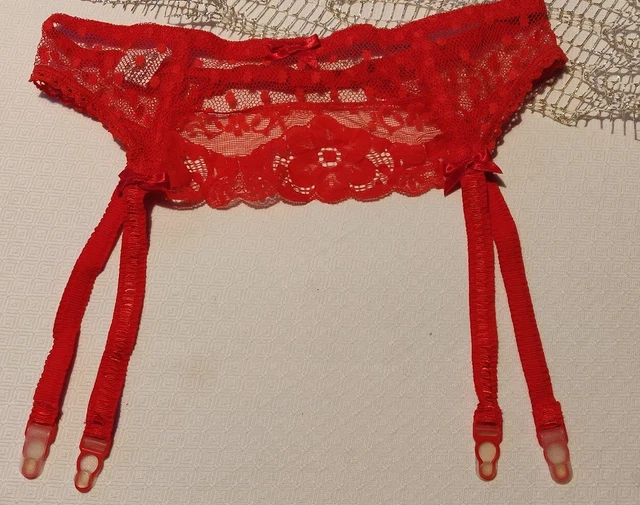 Reggicalze Taglie Forti Con Bustino E Perizoma - Lingerie Sexy In Pizzo Con 6 Clip Regolabili - Foto 13