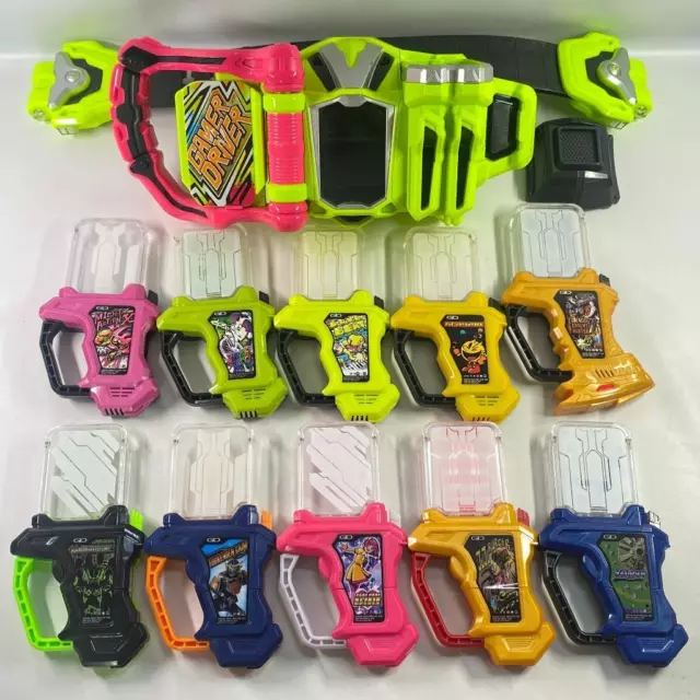 Kamen Rider Ex-Aid DX Gamer Driver Belt Gashat 10p set BANDAI JAPAN Import 66