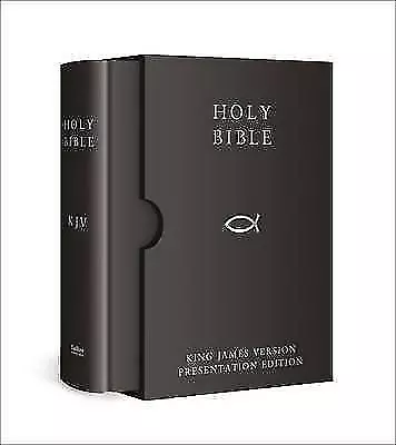 HOLY BIBLE: King James Version (KJV) Black Presentation Edition by...
