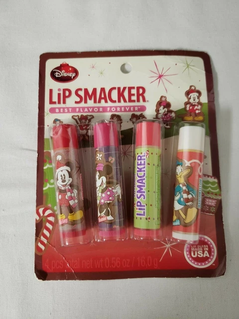 Lip Smacker Disney Fab Friends Lip Collection 4 Flavors Brand New