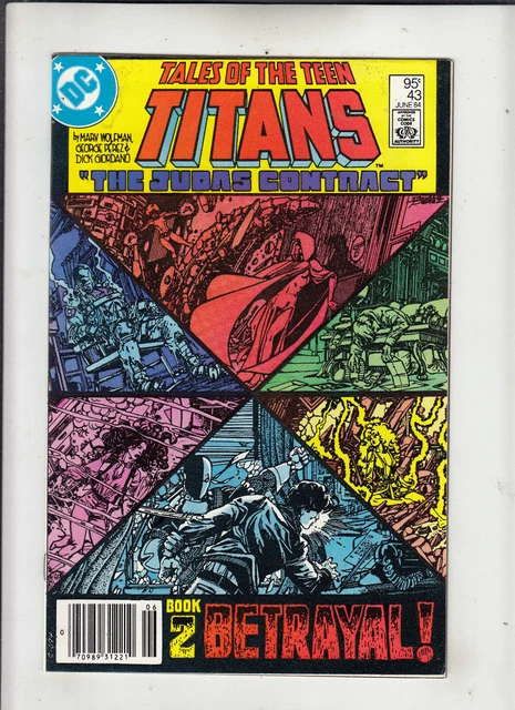 Tales of the Teen Titans #43 (DC 1984) George Perez Canadian Price Variant VF
