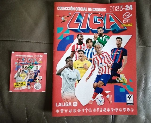 Panini Liga Este – Starter Pack 2023-24 : Album + 5 Enveloppes, Cartes LaLiga EA Sports, Couleurs Et Signautes