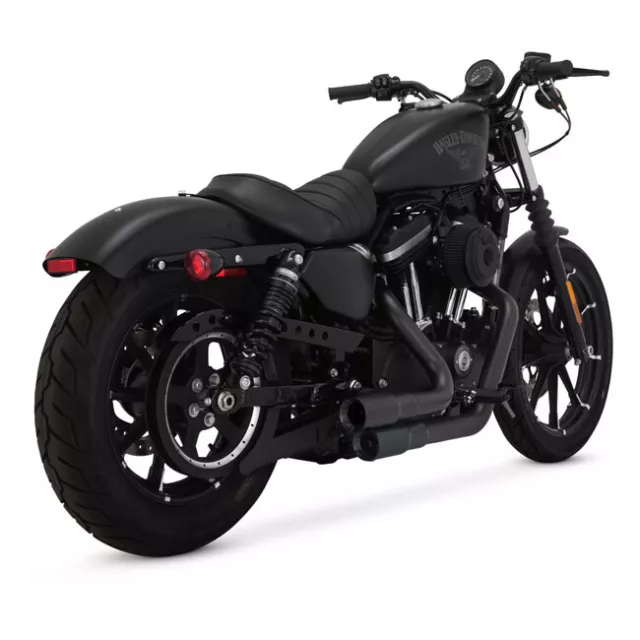 Vance & Hines Mini Grenades PCX Auspuffanlage schwarz für Harley Sportster 14-22