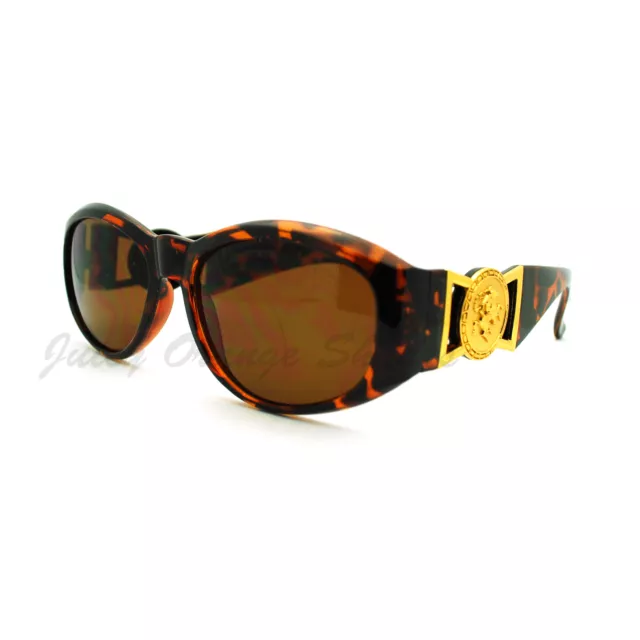 Women's Luxury Designer Fashion Sunglasses Gold Medal Emblem