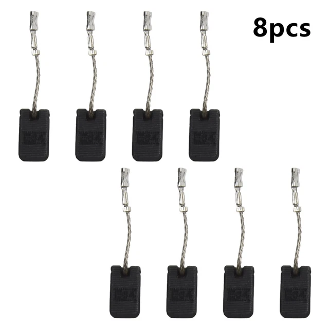 Balais De Charbon électrique 2 Pièces – Dimensions 28x10x6 Mm, Pour Moteurs D'outils électriques (perceuse, Meuleuse, Scie…)