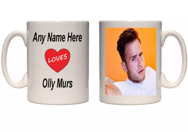 I Love Olly Murs Mug Personalised Mug Free UK Shipping