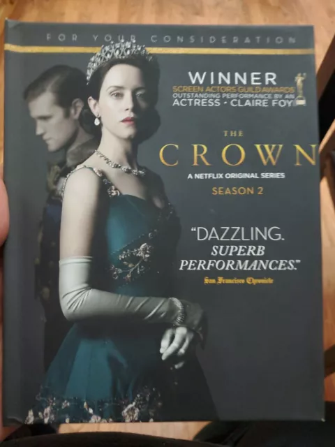 FYC 2018 THE CROWN-Complete Season 2 Series Two 4 DVDs-Netflix Emmy TV Show NEW