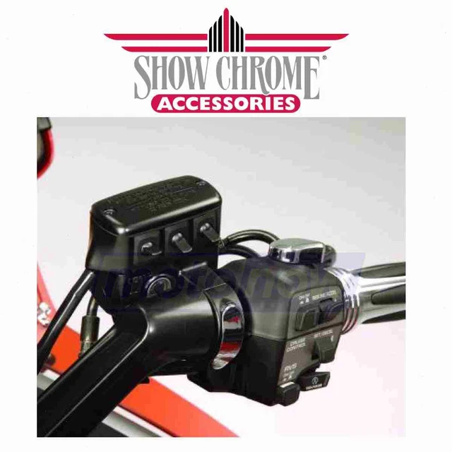 Show Chrome Clutch Side LED Switch Block Assembly for 2013 Honda VT750CA jz