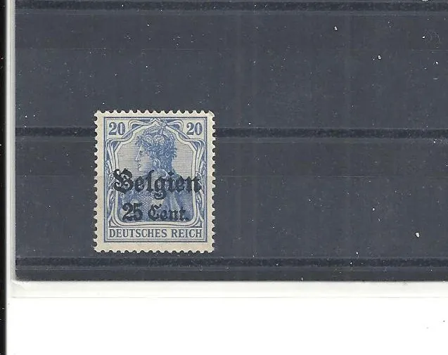 Landespost in Belgien,1916 Michelnrn: 18 b **, postfrisch, Michelwert € 2,50