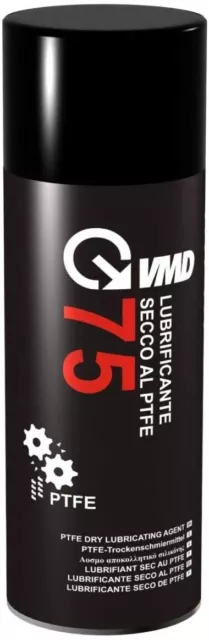 Vmd 75 - LUBRIFICANTE SECCO PER PTFE - (Teflon) in bombola Spray da 400 ml