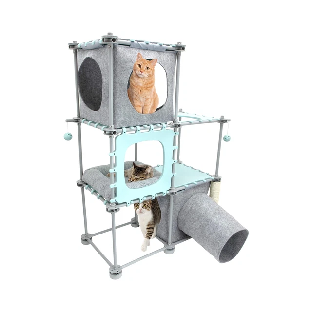Kitty City 2.0 Mega Kit, Gray