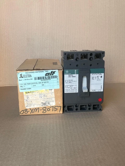 Lot De 5 Disjoncteurs GE GENERAL ELECTRIC 32A 2P - Modèle EP452 - Pour Tableau électrique - Occasion
