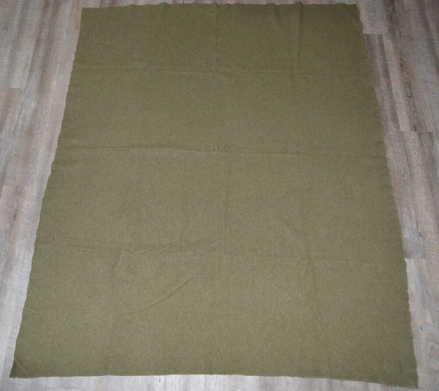 Vintage US Army Military Green Wool Blanket 66 x 84 Northwest Woolen Mills Vintage US Army Military Green Wool Blanket 66 x 84 Northwest Woolen Mills