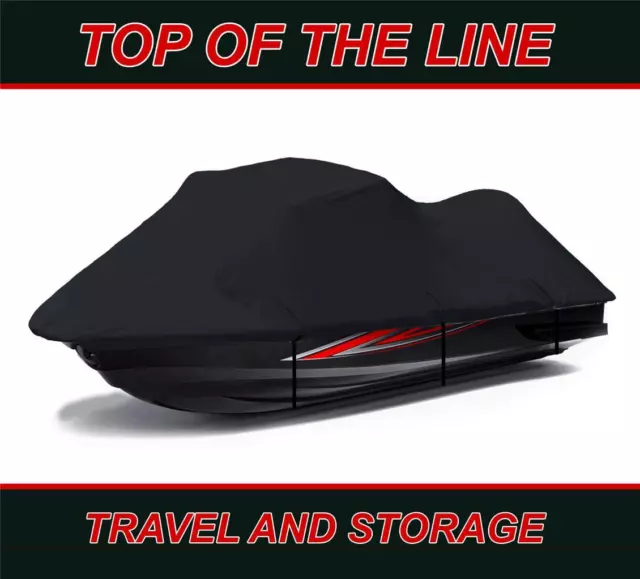 BLACK Seadoo Sea Doo Bombardier PWC GT,GTS GTX,GTI Jet Ski Trailerable Cover