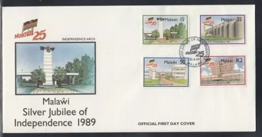 MALAWI Silver Jubilee of Independence FIRST DAY COVER