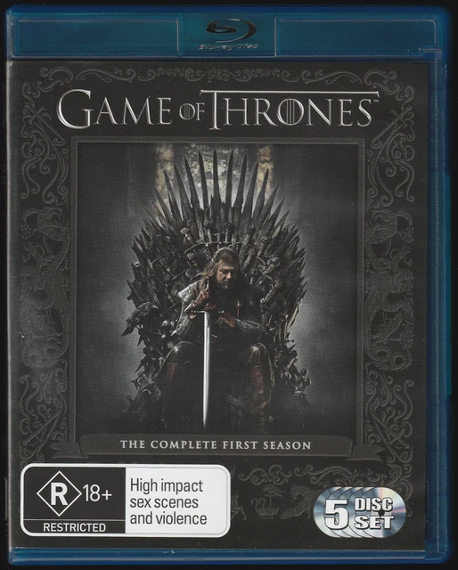 GAME OF THRONES Seasons 1 2 3 HBO 17 Blu Ray Region B