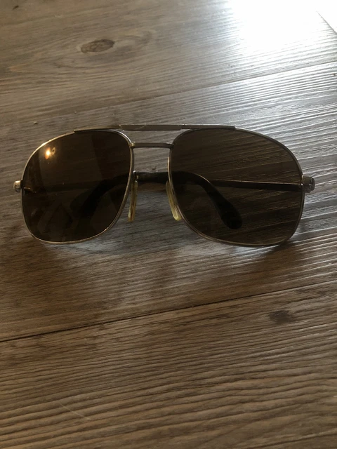 Lunettes De Soleil Courreges AC 114 Vintage Années 90 - Style Aviateur Doré