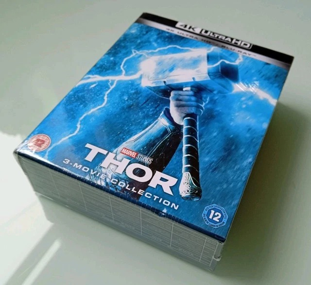 THOR 3-MOVIE COLLECTION 4K Ultra HD Blu-ray 2019 Chris Hemsworth Sealed ...