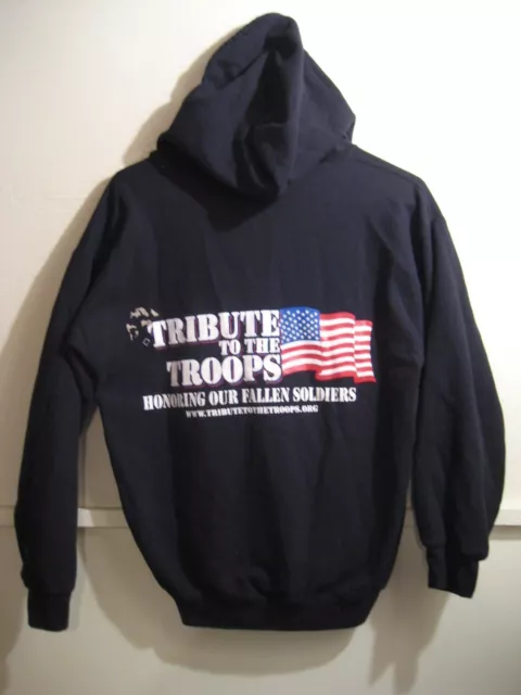 HONORING OUR FALLEN SOLDIERS a black full zip hoodie size m $30.35 ...