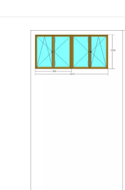 finestre in pvc su misura Bianco, Rovere, Noce, Mogano, custom made pvc windows 2