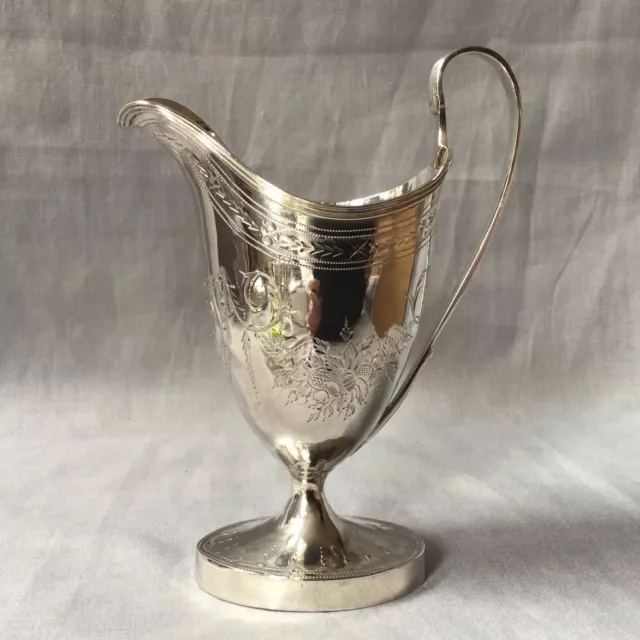 1794 Georgian Solid Silver Cream Jug By Samuel Godbehere & Edward Wigan. 104.52g