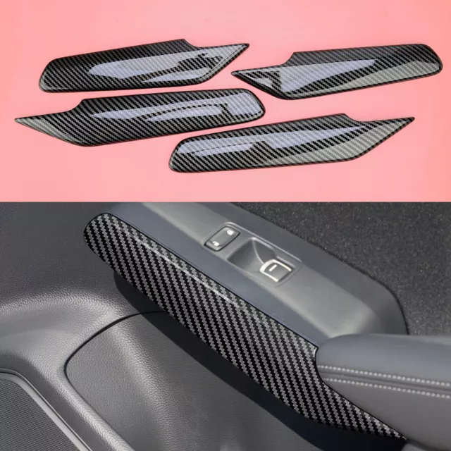 4Pcs Car Interior Door Armrest Trim Cover Fit For Honda Civic 2022-2023