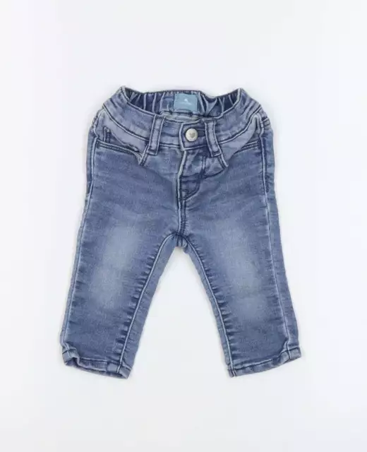 Gap Baby Blue Cotton Jogger Jeans Size 3-6 Months