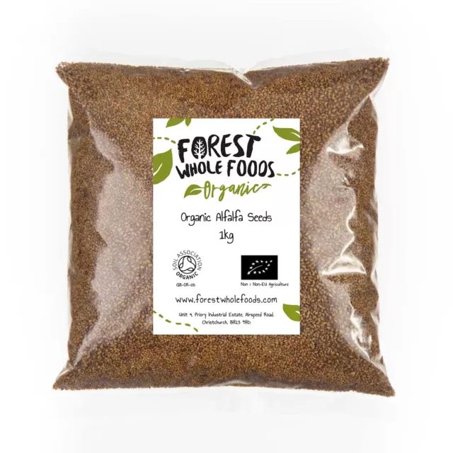 Organic Alfalfa Seeds EU Origin (Great for sprouting) - Forest Whole Foods