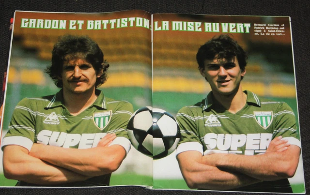Programme ASSE Hambourg Coupe UEFA 1980 – L'affiche Avec Platini, Larios, Kaltz !