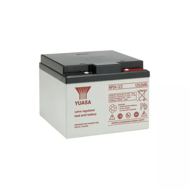 Batterie plomb étanche NP24-12 Yuasa 12V 24ah