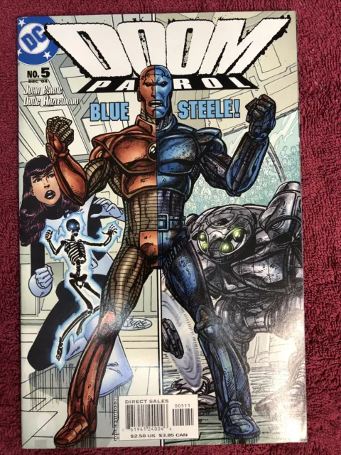 Doom Patrol #5 (Dec 2004, DC) Blue Steele! In New Bag And Boarder.