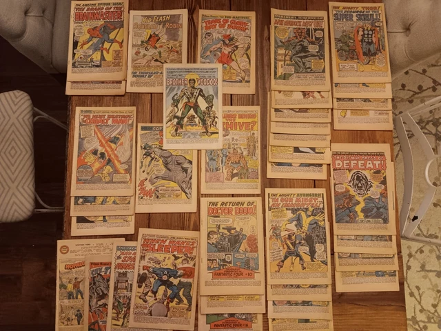 Huge Golden/Silver Age Coverless Comic Lot of 36 Mega Keys! 1st Many Appearances