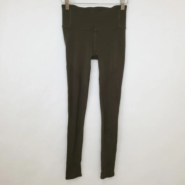 LULULEMON REVEAL TIGHT En Avante Dark Olive Green Sz 8 Legging Running Yoga Rare 39.99 PicClick