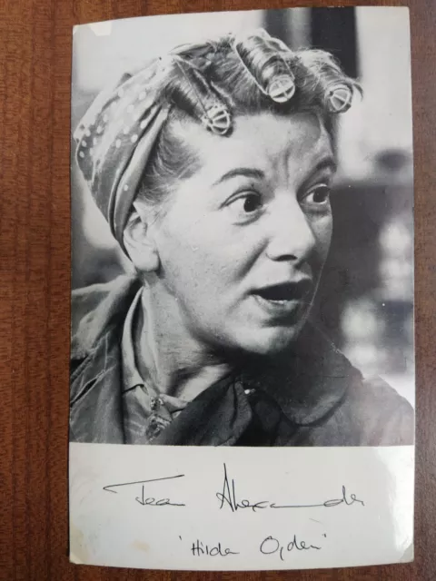 JEAN ALEXANDER *Hilda Ogden* CORONATION STREET PRE-SIGNED AUTOGRAPH CAST CARD