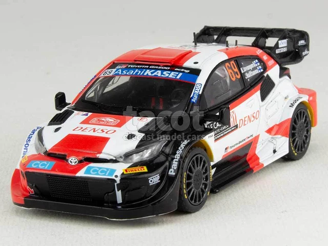 Modèle Réduit IXOMODELS Toyota GR Yaris Rallye Monte Carlo 2023 N°17 - Échelle 1/18 - Métal Et Plastique - Neuf