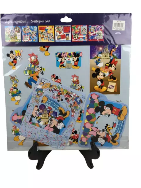Nuevas pegatinas de álbum de recortes de Mickey Disneyland Disney World Minnie Mouse Goofy