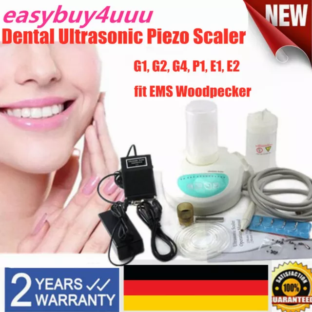 Ultraschall Zahn Zahnsteinentferner Ultrasonic Scaler Piezo Mit Handstück 6 Tip