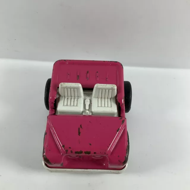 Tonka Camión Rosa Color Buggy de Playa / Coche Juguete - Vintage Usado