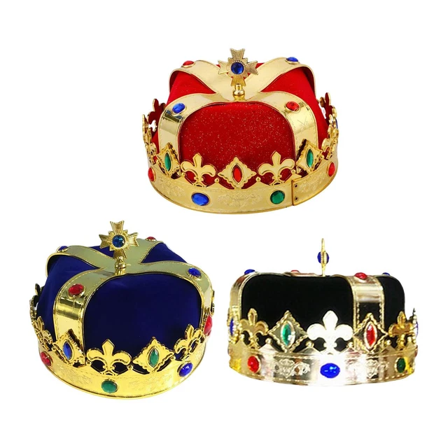 KING CROWN HAT Party Accessory for Kids Adults Children Cosplay Costume