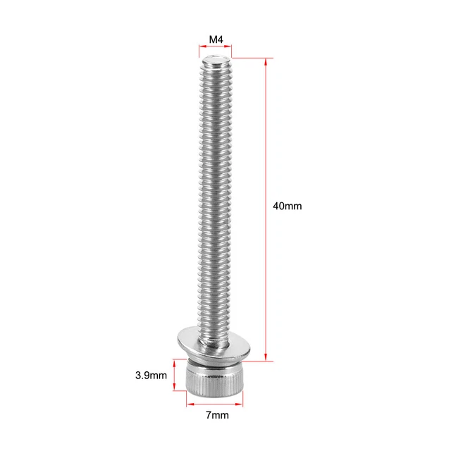 Pernos Combinados,tornillo Cabeza Troncocónica Hexagonal