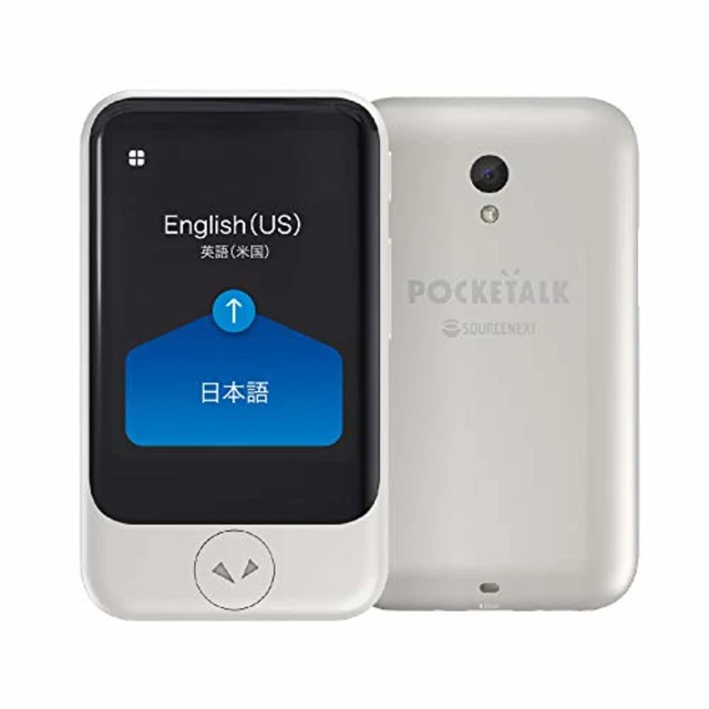POCKETALK S Translator Global Communication eSIM 2years 74 languages White F/S