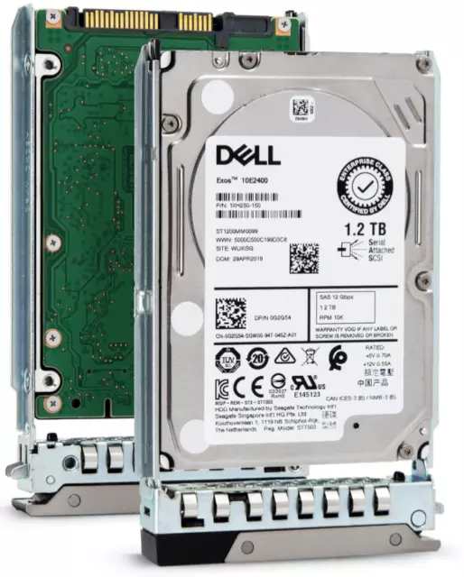 Disque Hard Disk SFF  2,5" 1,2TB  SAS 10k 12G  DELL Entreprise Poweredge Gen 14