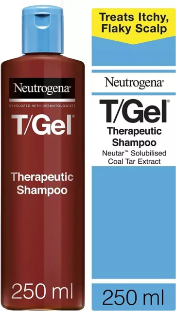 Neutrogena T/Gel Therapeutic Shampoo | Treats Itchy Flaky Scalp Dandruff - 250ml