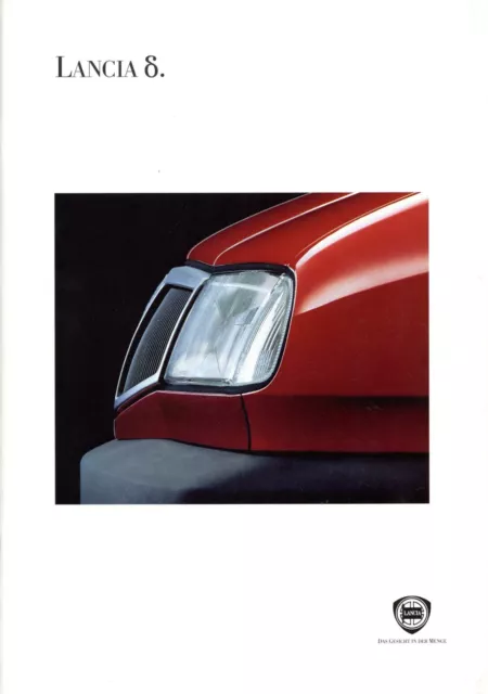 Lancia Delta Prospekt 1993 8/93 D Katalog big size brochure HF turbo LS 2.0 16v