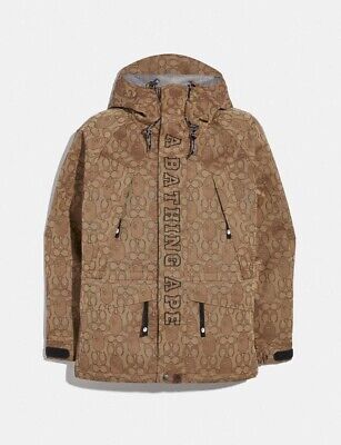 BAPE X COACH Snowboard Veste édition limitée Bnwt Taille XL Avec